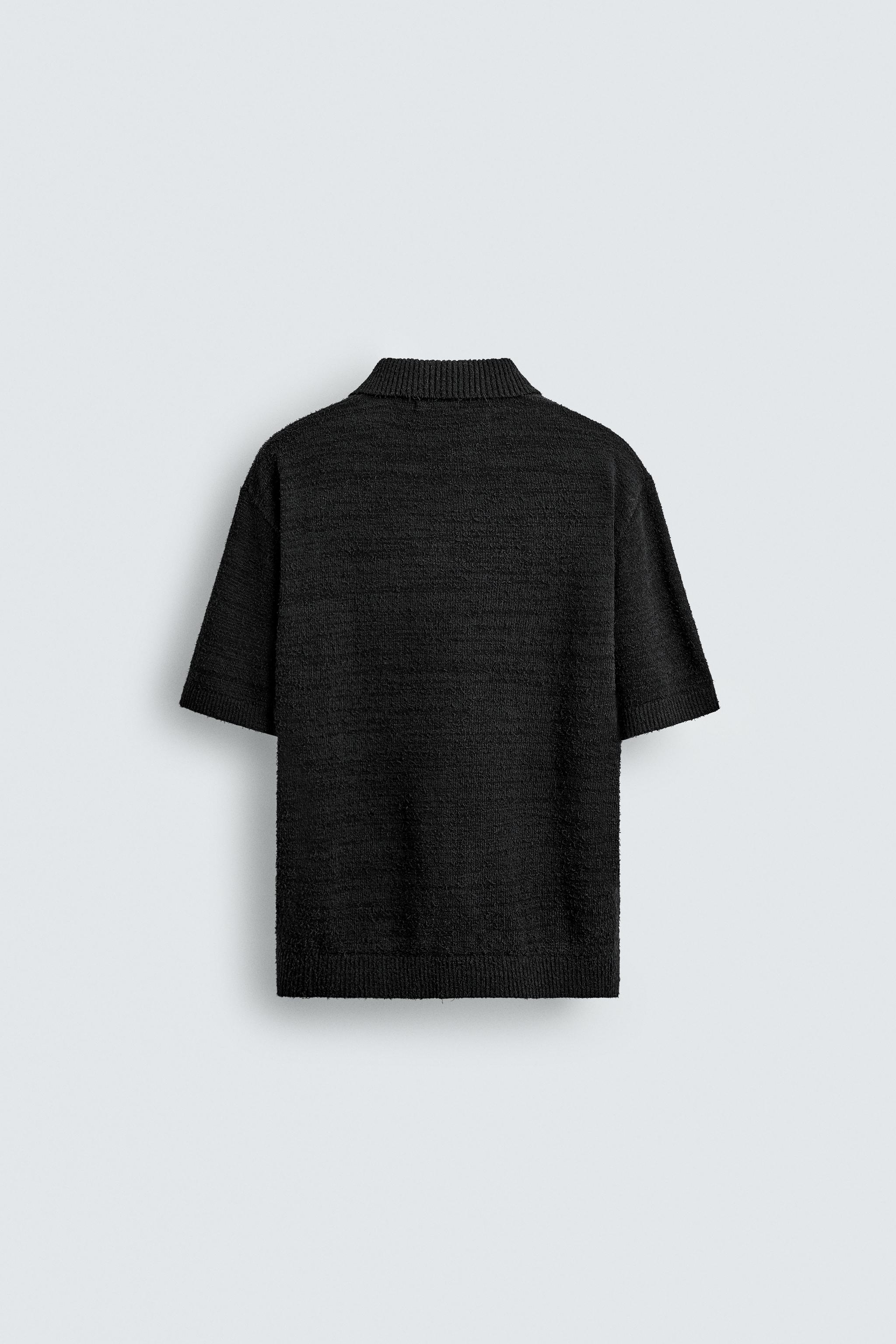 POLO EN MAILLE TEXTURÉE RELAXED FIT